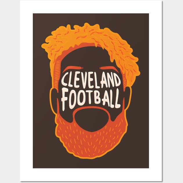 Cleveland Football New Addition Wall Art by DeepDiveThreads